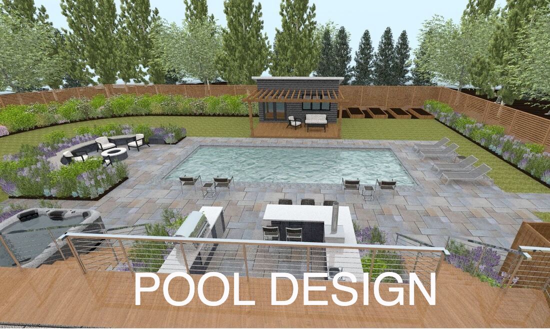 In Ground Pool 3D Design